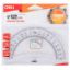 Poza cu RAPORTOR 180GRADE 12CM TRANSPARENT DELI