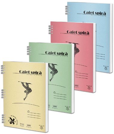 Poza cu CAIET SPIRA A5 50 FILE DICTANDO BASIC PIGNA