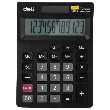 Poza cu CALCULATOR BIROU 12DIG 1519A DELI