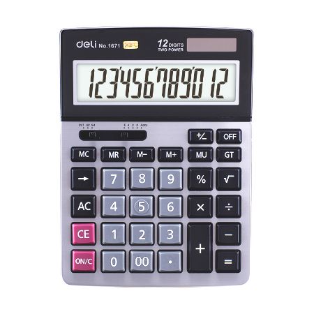 Poza cu CALCULATOR BIROU 12DIG 1671 DELI