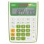 Poza cu CALCULATOR BIROU 12DIG ALB-VERDE 1238 DELI