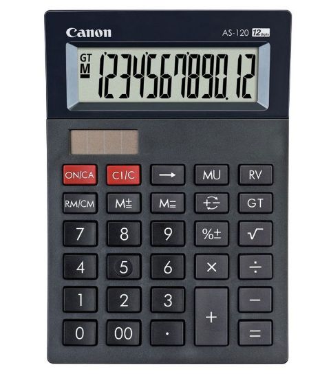 Poza cu CALCULATOR BIROU 12DIG AS120 CANON