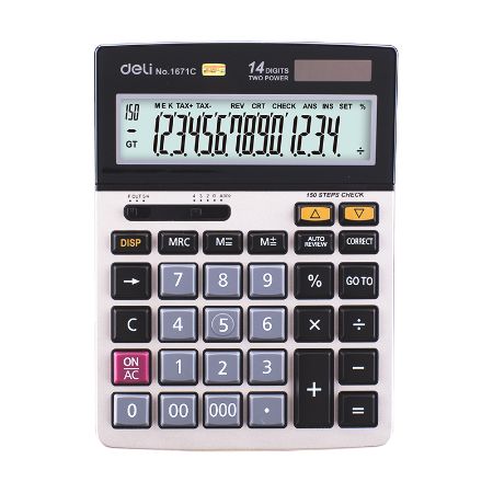 Poza cu CALCULATOR BIROU 14DIG 1671C DELI