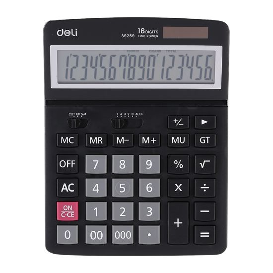Poza cu CALCULATOR BIROU 16DIG 39259 DELI