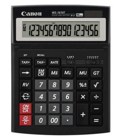 Poza cu CALCULATOR BIROU 16DIG WS1610T CANON