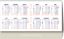 Poza cu CALENDAR BIROU TRIPTIC 12 FILE EGO