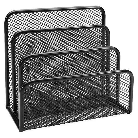 Poza cu SUPORT CORESPONDENTA METAL NEGRU MESH FORNAX
