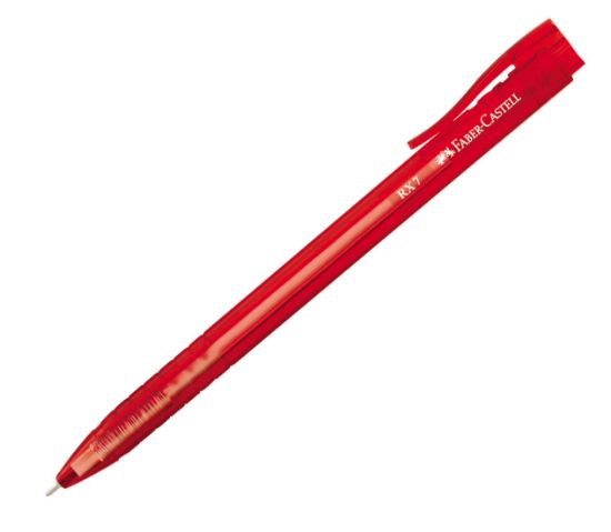Poza cu ROLLER 0.7MM SEMI-GEL CU MECANISM ROSU RX7 FABER-CASTELL