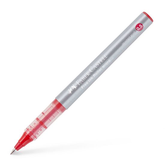 Poza cu ROLLER FREE INK 0.5MM ROSU FABER-CASTELL