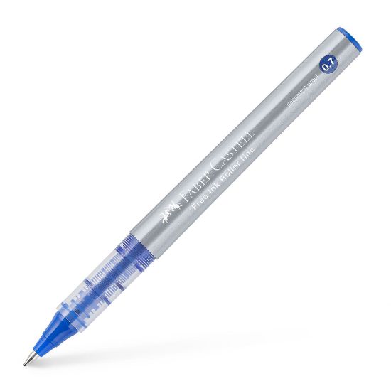 Poza cu ROLLER FREE INK 0.7MM ALBASTRU FABER-CASTELL