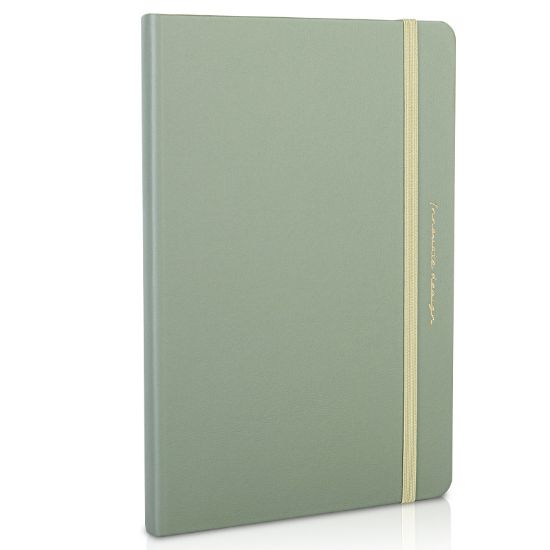 Poza cu CAIET BIROU 210*143MM 96 FILE DICTANDO COPERTA IMITATIE PIELE VERNIL DELI