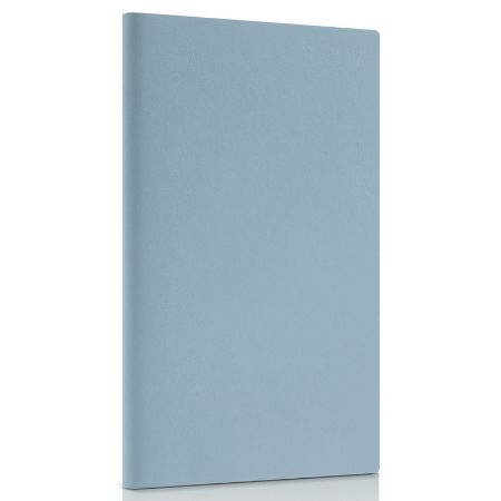 Poza cu CAIET BIROU 205*143MM 80 FILE DICTANDO COPERTA IMITATIE PIELE BLEU DELI