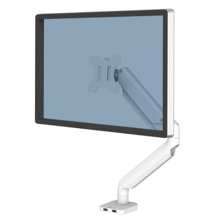Poza cu SUPORT MONITOR 1 BRAT ALB PLATINIUM FELLOWES
