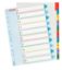 Poza cu SEPARATOARE INDEX PLASTIC 1-10 REINSCRIPTIBIL ESSELTE