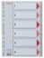 Poza cu SEPARATOARE INDEX PLASTIC 1-6 ESSELTE