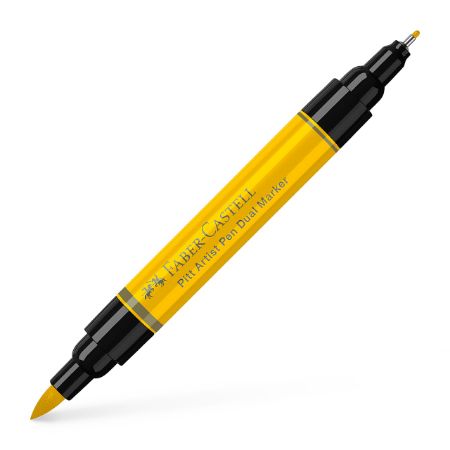 Poza cu PITT ARTIST PEN DUAL MARKER GABLEN CADMIUM 107 FABER-CASTELL