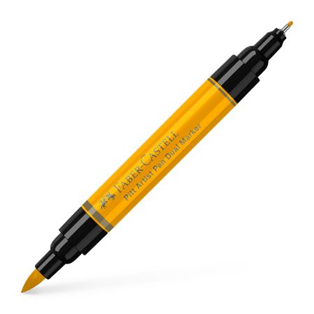 Poza cu PITT ARTIST PEN DUAL MARKER GALBEN CROM INCHIS 109 FABER-CASTELL