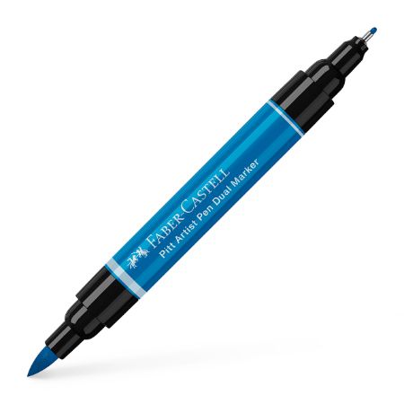 Poza cu PITT ARTIST PEN DUAL MARKER ALBASTRU PHTALO 110 FABER-CASTELL