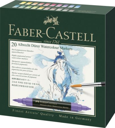 Poza cu SET 20 MARKERE SOLUBILE A.DURER FABER-CASTELL