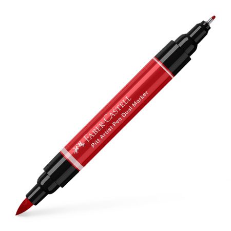Poza cu PITT ARTIST PEN DUAL MARKER ROSU INTENS 219 FABER-CASTELL
