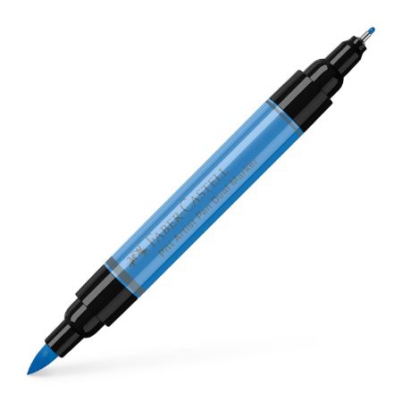 Poza cu PITT ARTIST PEN DUAL MARKER ALBASTRU ULTRAMARIN 120 FABER-CASTELL
