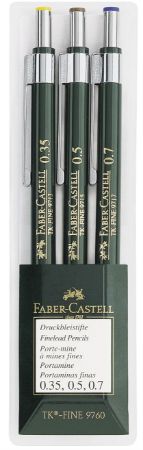 Poza cu SET 3 CREIOANE MECANICE TK-FINE FABER-CASTELL