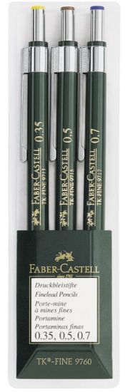 Poza cu SET 3 CREIOANE MECANICE TK-FINE FABER-CASTELL