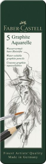 Poza cu SET 5 BUC CREION GRAFIT AQUARELLE FABER-CASTELL