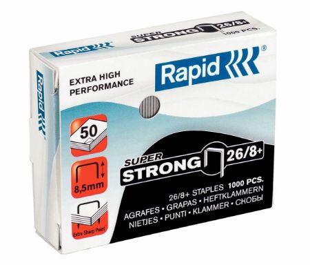 Poza cu CAPSE 26/8 50 COLI 1000/CUT SUPERSTRONG RAPID