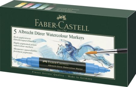 Poza cu SET 5 MARKERE SOLUBILE A.DURER FABER-CASTELL