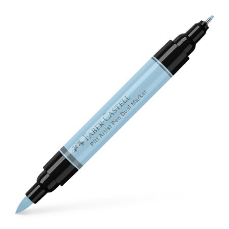 Poza cu PITT ARTIST PEN DUAL MARKER BLEU GHEATA 148 FABER-CASTELL