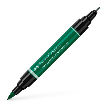 Poza cu PITT ARTIST PEN DUAL MARKER VERDE PHTALO INCHIS 264 FABER-CASTELL