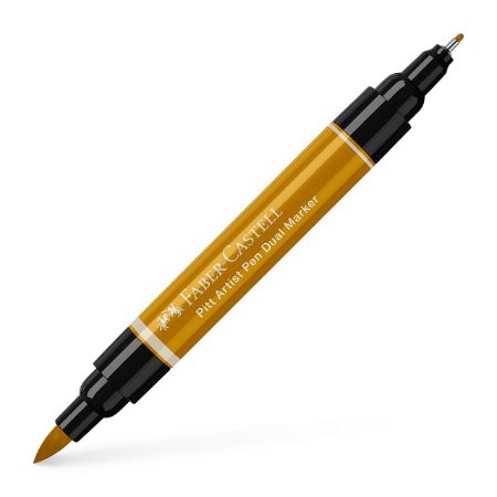 Poza cu PITT ARTIST PEN DUAL MARKER AURIU VERZUI 268 FABER-CASTELL