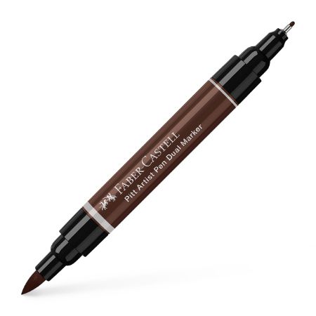 Poza cu PITT ARTIST PEN DUAL MARKER SEPIA INCHIS 175 FABER-CASTELL
