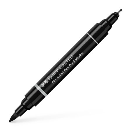 Poza cu PITT ARTIST PEN DUAL MARKER NEGRU 199 FABER-CASTELL