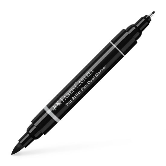 Poza cu PITT ARTIST PEN DUAL MARKER NEGRU 199 FABER-CASTELL