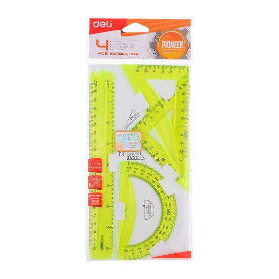Poza cu SET GEOMETRIE 4 PIESE COLOR EG00402 DELI
