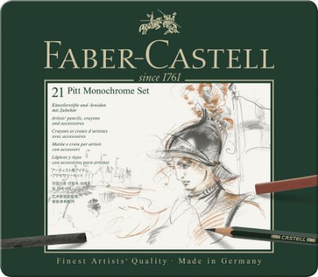 Poza cu SET PITT MONOCHROME 21 BUC FABER-CASTELL