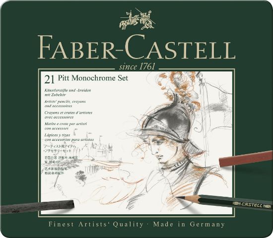 Poza cu SET PITT MONOCHROME 21 BUC FABER-CASTELL