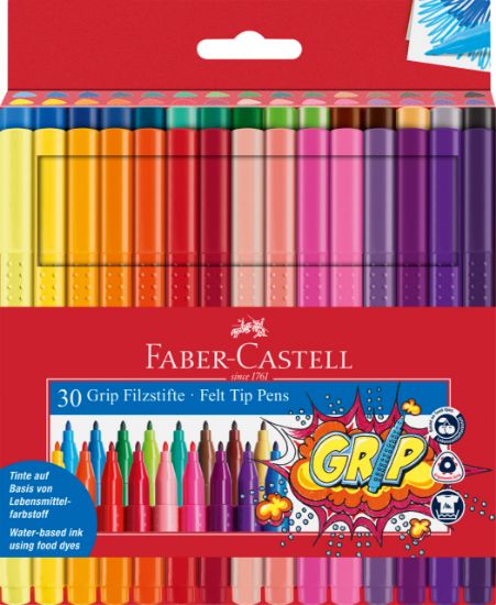 Poza cu CARIOCA 30 CULORI GRIP FABER-CASTELL