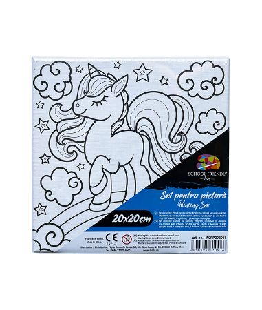 Poza cu PANZA PREDESENATA PE SASIU 20*20CM UNICORN SF ART PIGNA