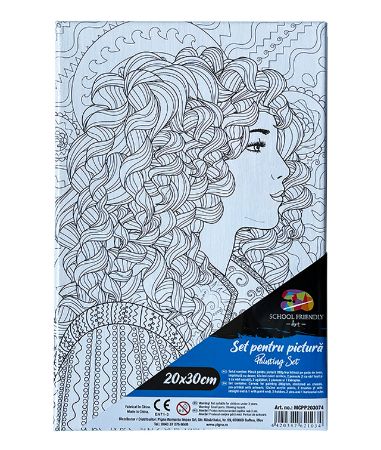 Poza cu PANZA PREDESENATA PE SASIU 20*30CM MANDALE FATA SF ART PIGNA