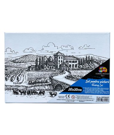 Poza cu PANZA PREDESENATA PE SASIU 20*30CM PEISAJ SF ART PIGNA