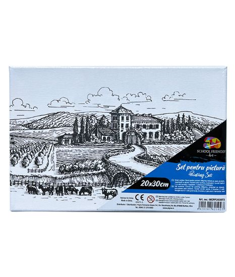 Poza cu PANZA PREDESENATA PE SASIU 20*30CM PEISAJ SF ART PIGNA