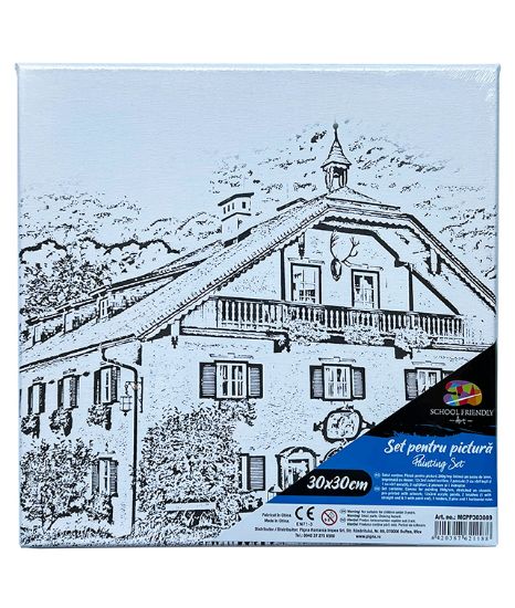 Poza cu PANZA PREDESENATA PE SASIU 30*30CM CONAC SF ART PIGNA