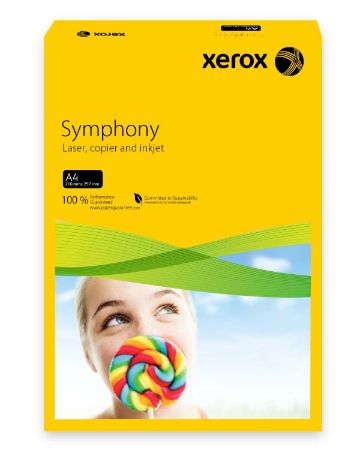 Poza cu CARTON COPIATOR A4 GALBEN INTENS 160G 250/TOP XEROX