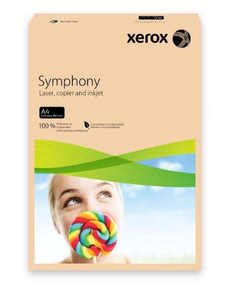 Poza cu CARTON COPIATOR A4 SALMON PAL 160G 250/TOP XEROX