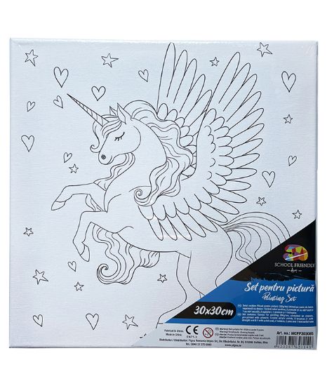 Poza cu PANZA PREDESENATA PE SASIU 30*30CM UNICORN SF ART PIGNA