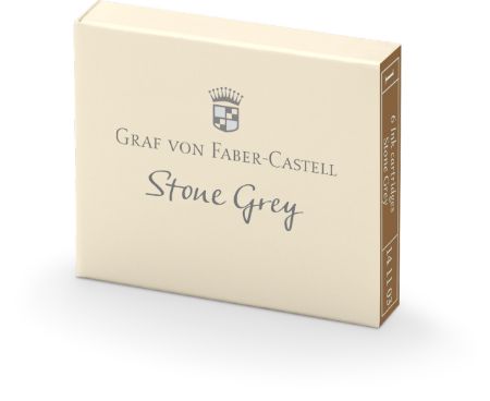 Poza cu CARTUSE CERNEALA MICI GRI 6 BUC/CUTIE GRAF VON FABER-CASTEL