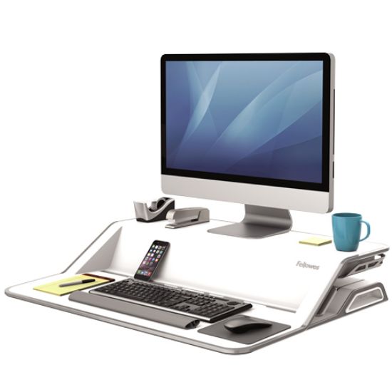 Poza cu STATIE DE LUCRU SIT STAND LOTUS ALBA FELLOWES